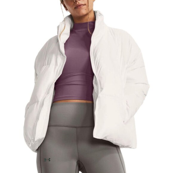 New Women's Under Armour coldgear Infrared Down Puffer Jacket Size L MSRP $290 - Picture 3 of 5
